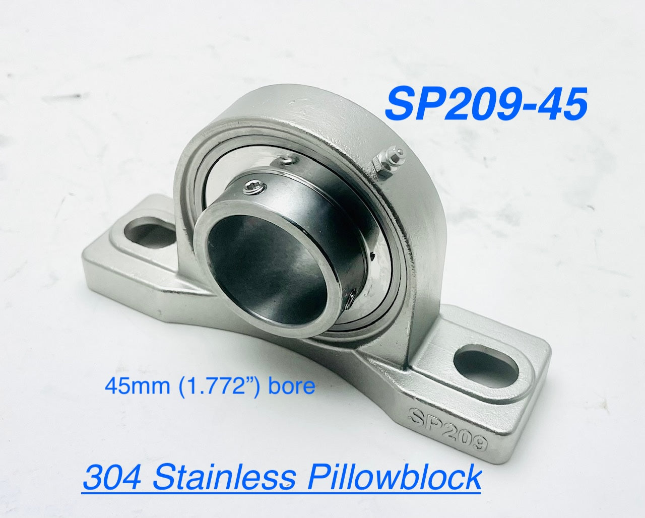 SP209-45 Stainless Pillow Block Bearing